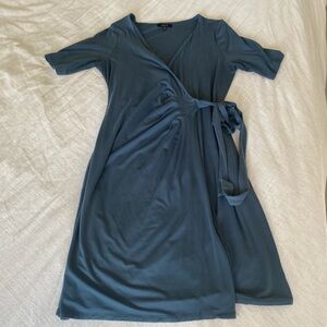 Quince Tencel Jersey Maternity Wrap Dress